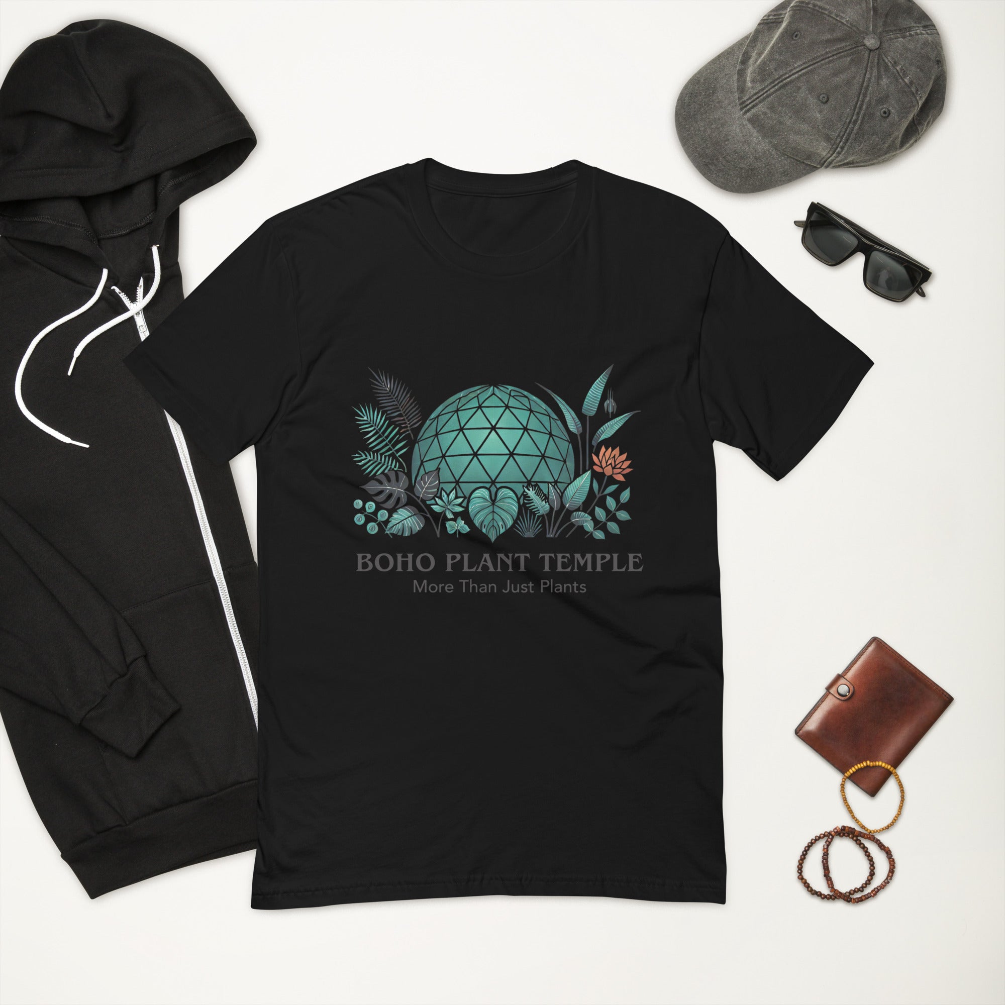 Boho Plant Temple T-Shirt : GeoBlu