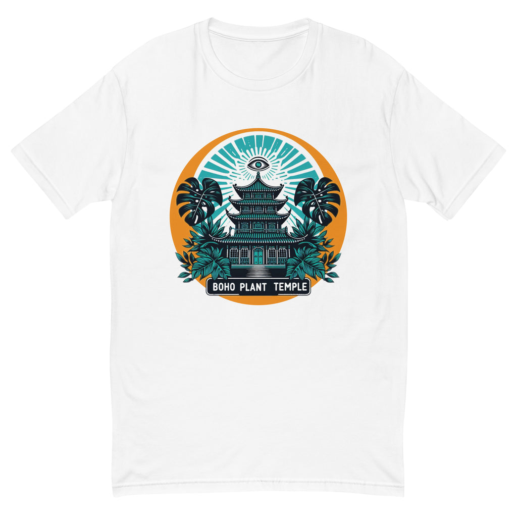 Boho Plant Temple T-Shirt : Sun Classic Tee