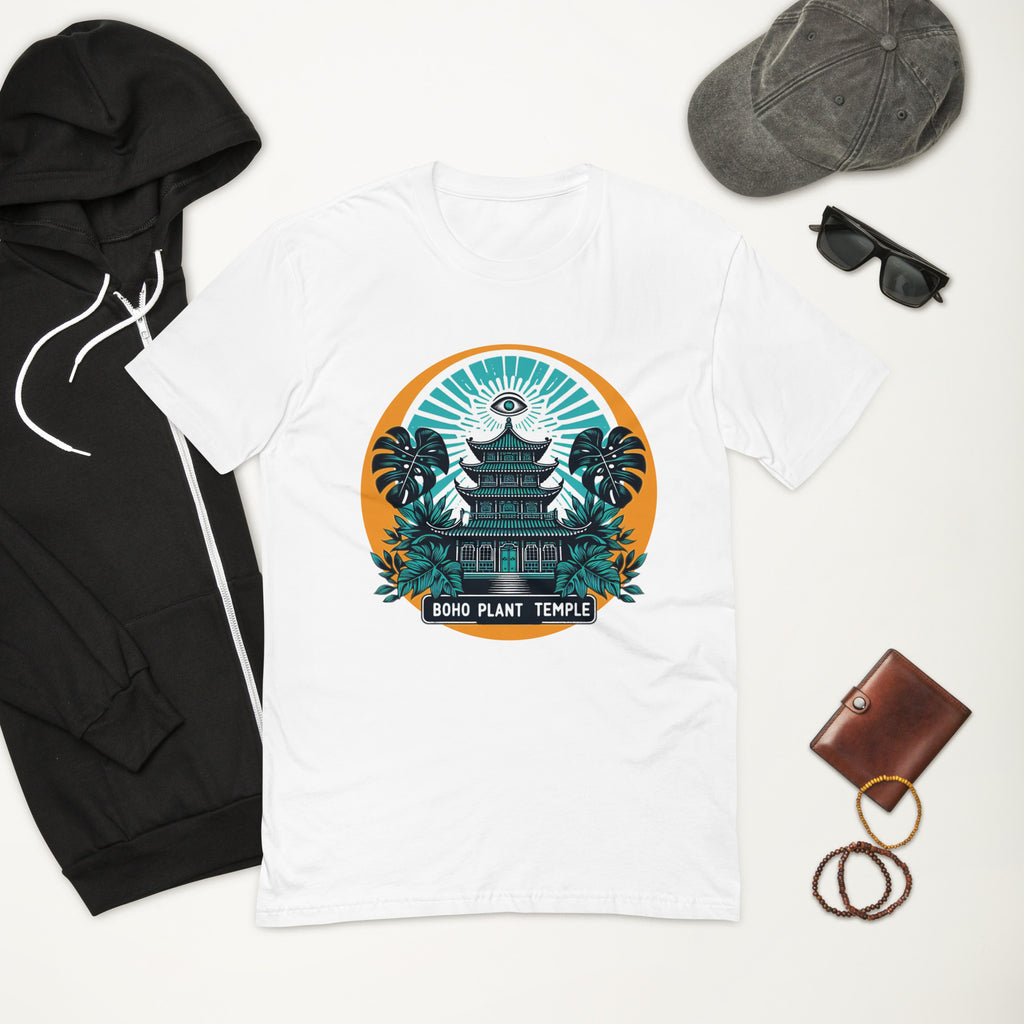 Boho Plant Temple T-Shirt : Sun Classic Tee